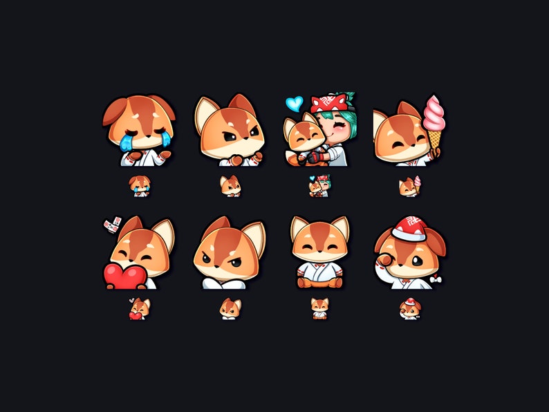 Overwatch 2 Kiriko's Fox Plush Emotes [twitch/discord] - Etsy