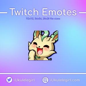 Leafeon Laugh Emote [Twitch/Discord]