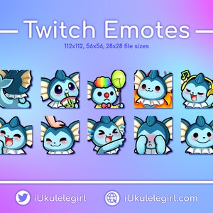 Poki Emotes IEeveelutionsI Sit Emote Twitch Emotes -  Portugal