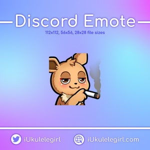 Eevee Smoke Emote [Discord]