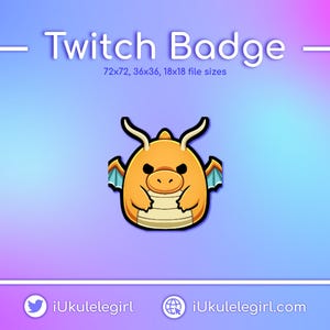 Dragonite Squishmallow Badge [Twitch/Discord]