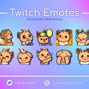 Eevee Emotes [Twitch/Discord]