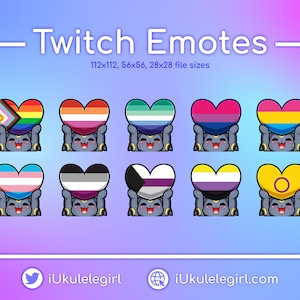 Umbreon PRIDE Emotes [Twitch/Discord]