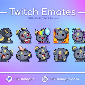 Umbreon Emotes [Twitch/Discord]