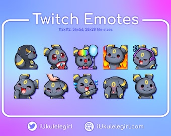Umbreon Emotes [Twitch/Discord]