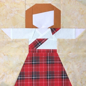 Scottish Sister Paper Piecing Pattern