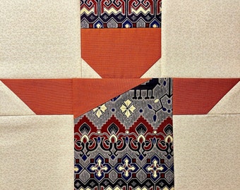 African Brother 3 Foundation Paper Piecing Pattern - African King