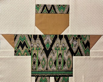 African Brother 1 Foundation Paper Piecing Pattern