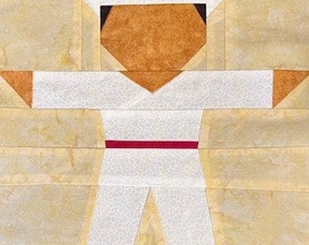 Patrón de paper piecing de la Fundación Brother de Bomba PR