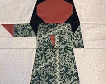 Patrón de paper piecing de Indian Sister Foundation