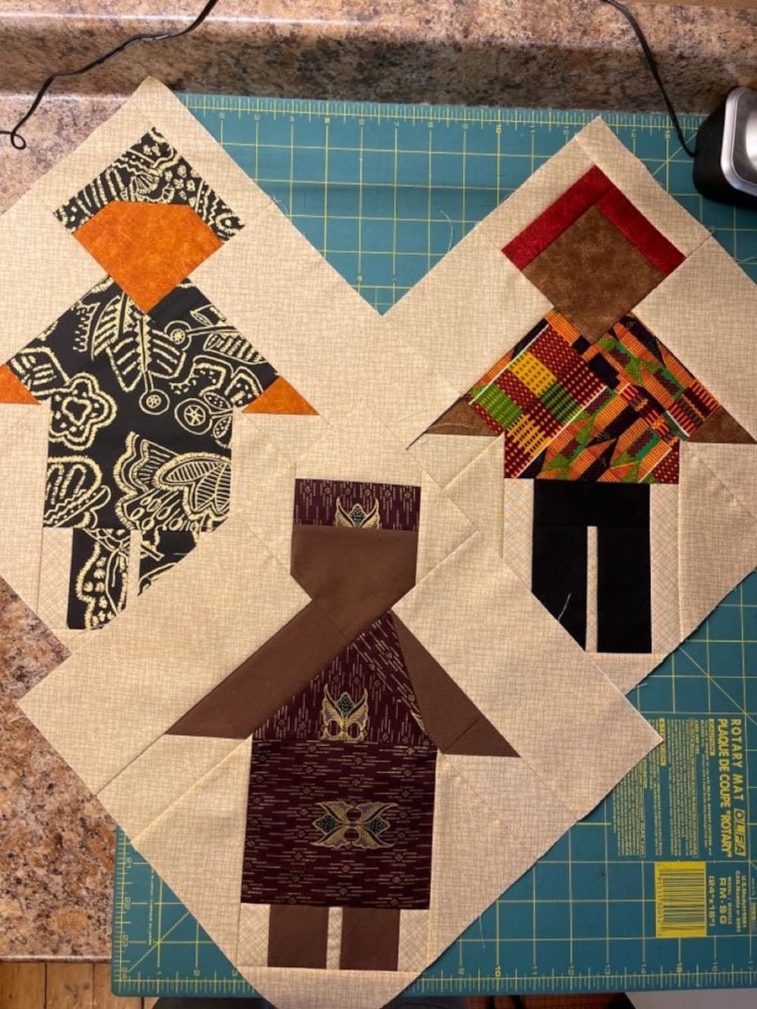 African Kings Foundation Paper Piecing Patterns With Bonus African Queen. - Etsy