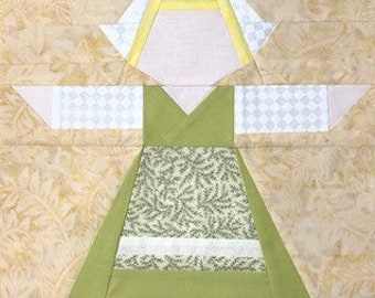 Patrón de paper piecing de Swedish Sister Foundation