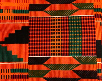 Juego de 3 telas estampadas con cera, diseños africanos. Tela para acolchado y costura. Perfecta para bloques de colcha africana tamaño queen y king.