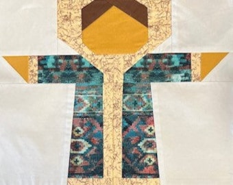 Patrón de paper piecing de la Fundación Hermana Inuit