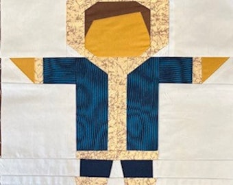 Patrón de paper piecing de la Fundación Inuit Brother