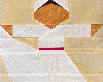 Patrón de paper piecing de la Fundación Sister de Bomba PR