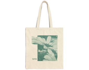 Wave to Earth Daisy Cotton Canvas Tote Bag