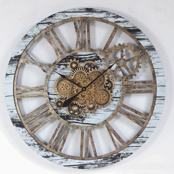 Orologio da parete hotsell con ingranaggi in movimento