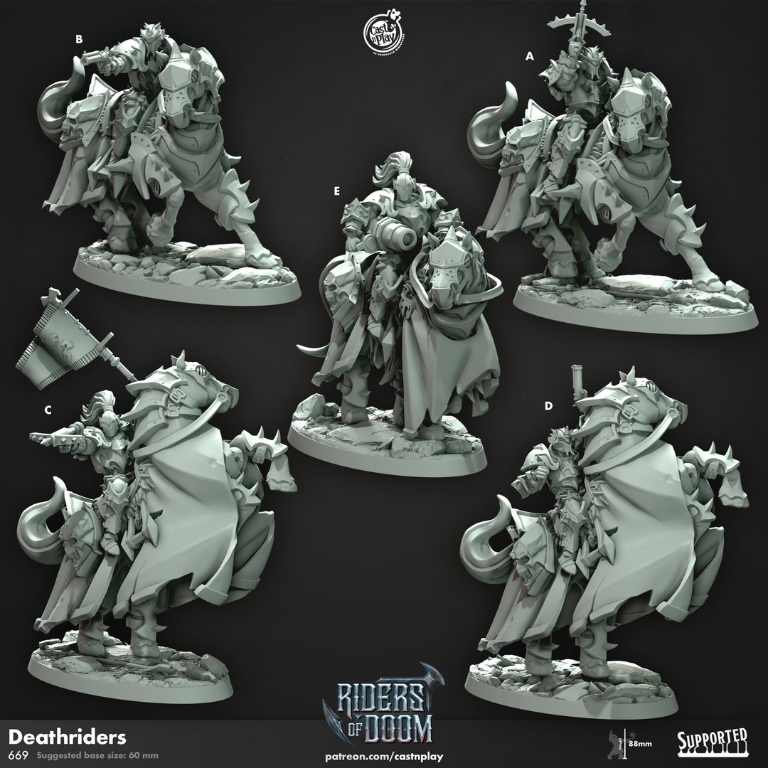 Death Riders | Mounted Knight | Castnplay (riders of Doom) | RPG ...