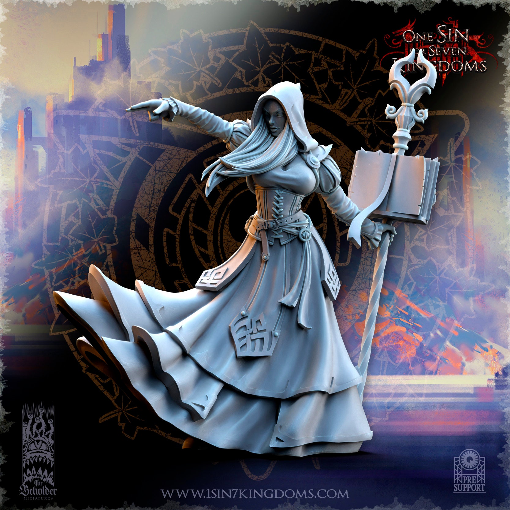 Figurine Beholder 60mm Pour RPG – D&D, Pathfinder, Warhammer, Heroquest, Fabriqué En France