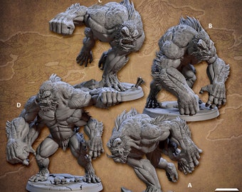 Mountain Orc Apefiend | Artisan Guild Miniatures | RPG Boardgames | Fantasy | Tabletop RPG