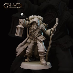 Merchant/Bard | Galaad Miniatures | Compatible with D&D/AoS | Fantasy | Tabletop RPG