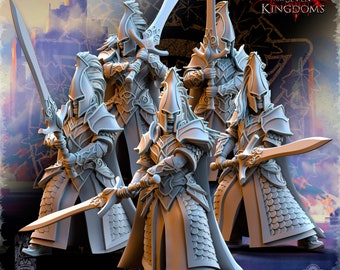 SilverMoor Elf Blades of Ashur | The Beholder Miniatures | RPG Boardgames | Fantasy | Tabletop RPG