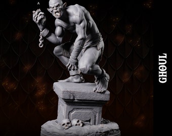 Ghoul Miniature | Primal Collectibles | Compatible with D&D/AoS | Fantasy