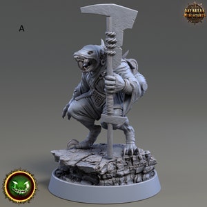 Ratmen | DayBreak Miniatures | Warrior | Brutes | D&D/AOS| Fantasy - Tabletop