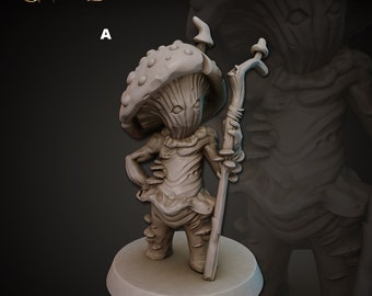 Myconid Druid | Galaad Miniatures | RPG Boardgames | Fantasy | Tabletop RPG