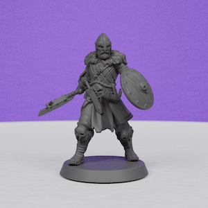 Norse Warrior | Galaad Miniatures | RPG Boardgames | Fantasy | Tabletop RPG