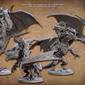 Dragon Riders | Artisan Guild Miniatures | RPG Boardgames | Fantasy | Tabletop RPG