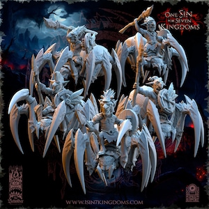 Black Horde Goblin Jungle Spider Riders | The Beholder Miniatures | RPG Boardgames | Fantasy | Tabletop RPG