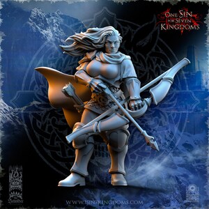 Storm Wolves Revna Orc Hunter | The Beholder Miniatures | RPG Boardgames | Fantasy | Tabletop RPG