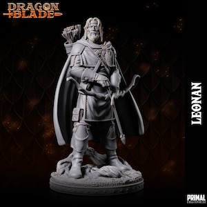 Half Elf Ranger Leonan  | Primal Collectibles | RPG Boardgames | Fantasy