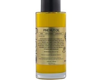 Aceite de piñones crudos frescos