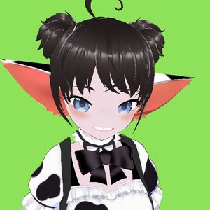 VRoid - Cow Maiden Model