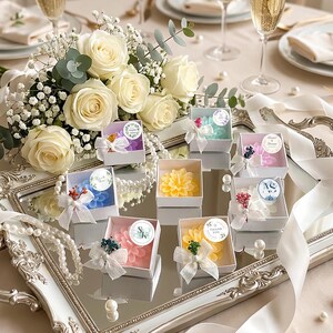 Personalized Wedding Favors Lotus Candles – Custom Bulk Guest Gifts for Baby Shower, Bridal, Bachelorette