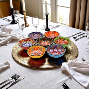 Handmade 5" Ceramic Soup Bowl, Pottery Cereal Bowl, Rice Dessert Serving Fruit Decorative Tabletop