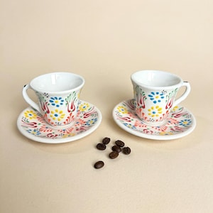 white ceramic espresso cup handmade coffee mug minimalist clean aesthetic modern espresso cup tableware