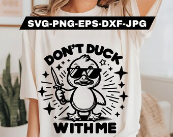 Não se abaixe comigo PNG SVG Engraçado Pato engraçado sarcástico | Sublimação retrô de humor adulto | Snarky Meme Sarcasmo png svg Pato clipart Pato atrevido