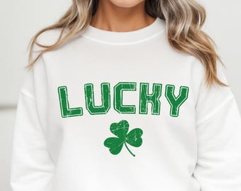 St Patrick's Day Png, Lucky Varsity Png, Retro Shamrock Png, Lucky png, St. Paddy's Day Svg, Retro St Patricks, Clover Svg, Digital Download