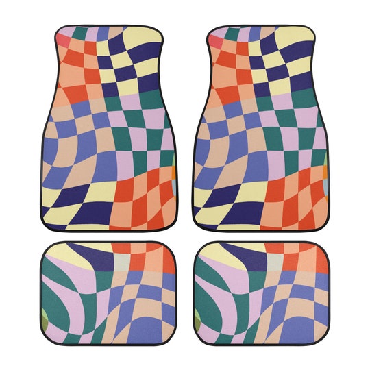 Disover Car Floor Mats, Psychedelic Car Floor Mat, Hippie Car Mat