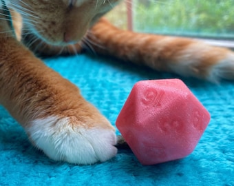 D20 Cat Treat Dispensing Toy