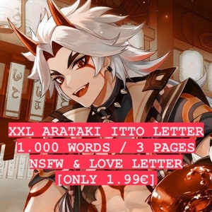 Carta de amor de Itto - todos los géneros incluidos - ENTREGA INSTANTE [Genshin Impact]