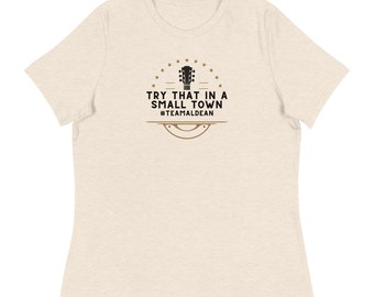 Try That In A Small Town Flag T-Shirt - Loudoun County Republican - Foto 3