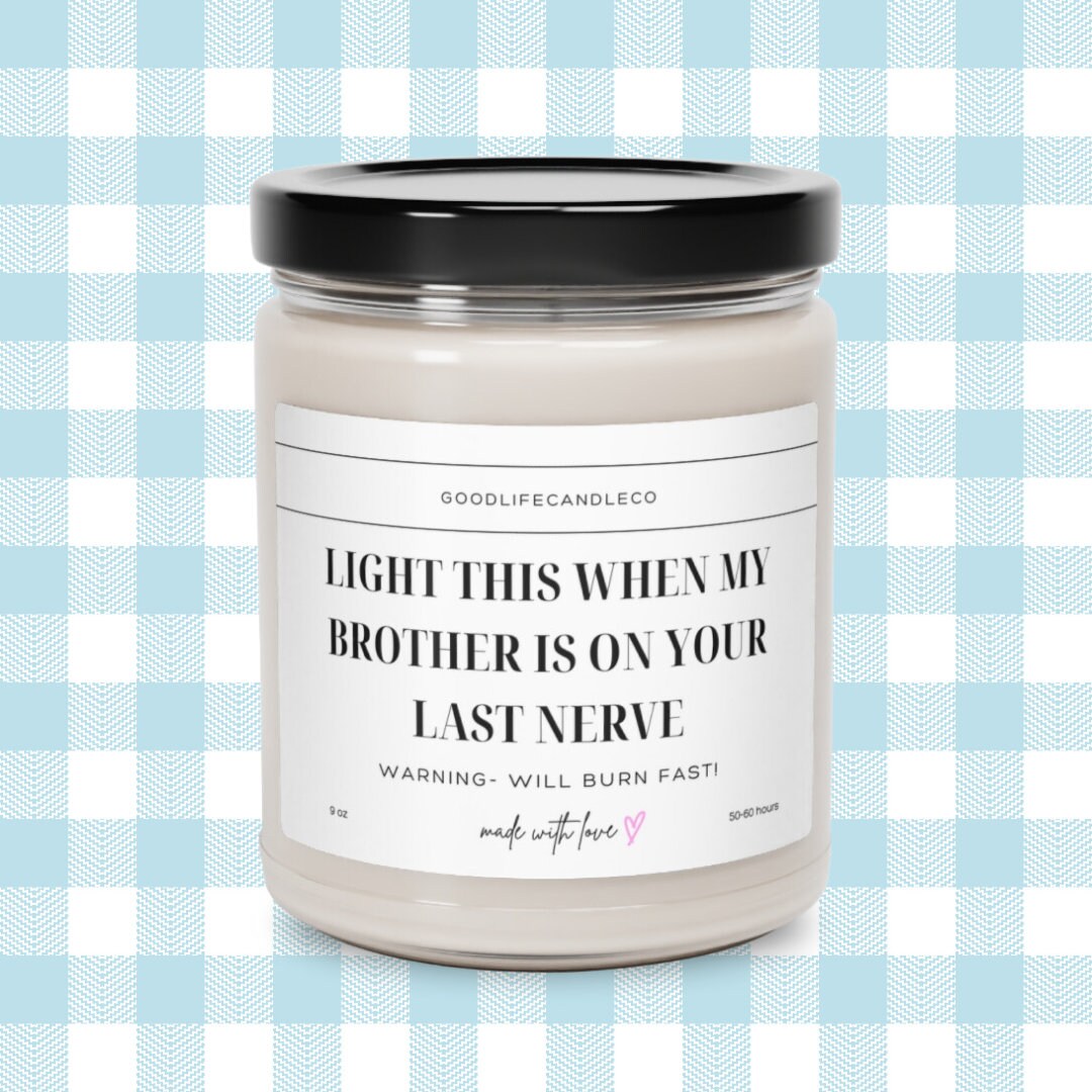 Sister in Law Gift, Funny Sister in Law Candle, Gift for New Sister in Law, Bridal Shower Gift