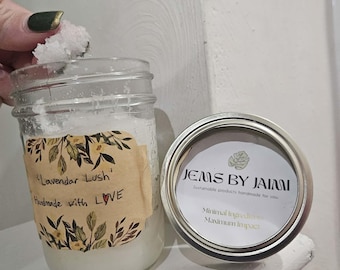Lavender Lush Sugar Scrub | Exfoliating Body Scrub | Handmade Botanical Skincare | Spa Gift | Eco-Friendly Self Care