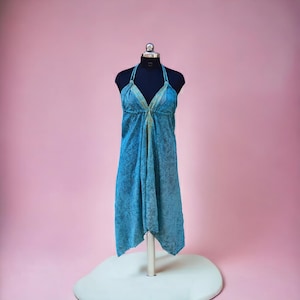 Vestido de verão, tamanho livre, vestido de verão, vestido longo de seda, moda boho de verão, festival hippie, roupa de festa, moda, vestido de seda sari reciclado