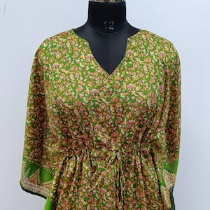 Silk kaftan, Silk caftan, Silk dress, Womens silk kaftan maxi dress, Long silk dress, Plus size silk kaftan, Long silk kaftan,